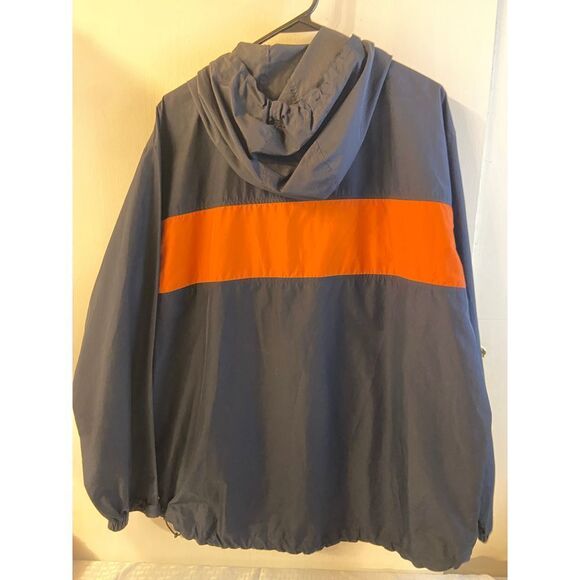 Chaps windbreaker zipper jacket Mens medium hood - Picture 1 of 6